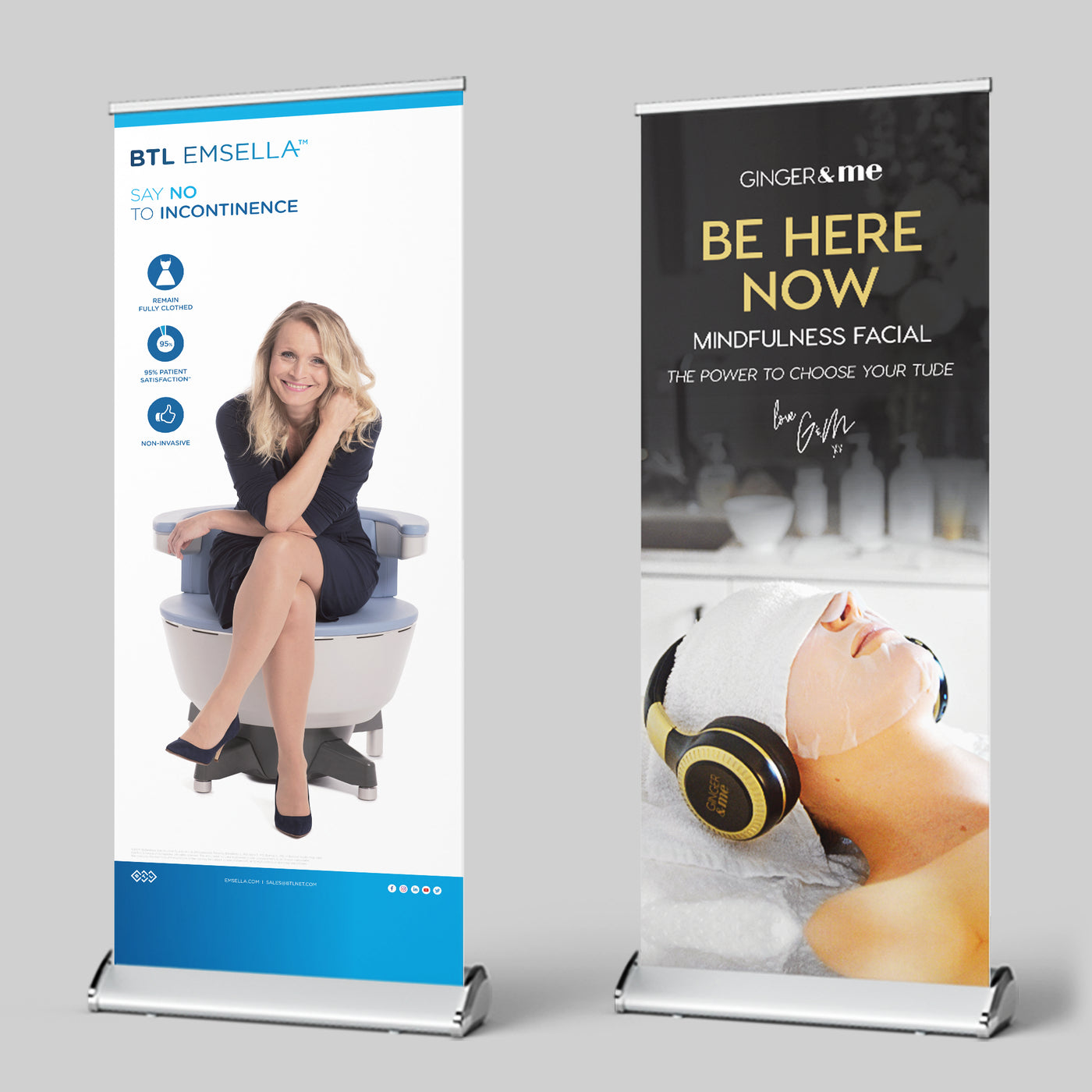 Pull Up Banner Stands