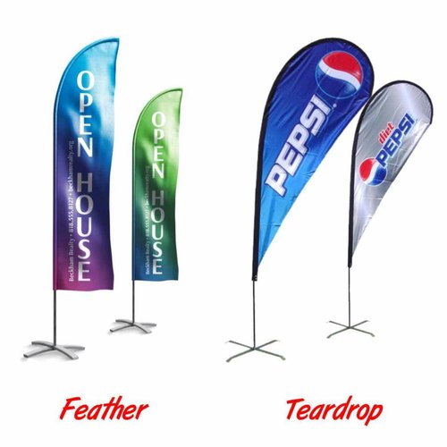 Feather Banners  and Tear drop banners
